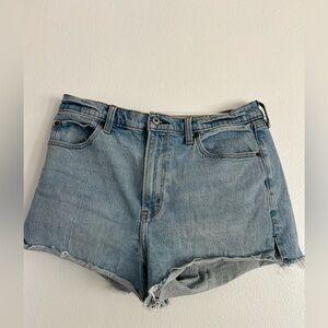 Abercrombie & Fitch Light Blue Jean Shorts